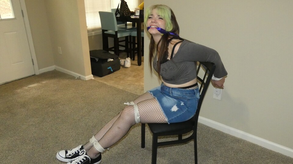 Fae D'Cay Tied to the Chair